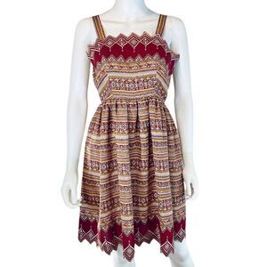 Boutique Bohemian Embroidered Dress